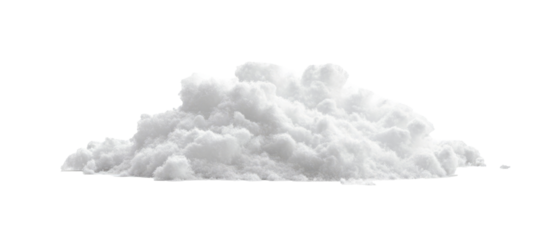 a pile of white powder