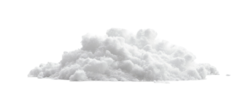 a pile of white powder