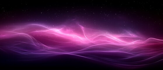Fototapeta premium Abstract Purple Space Waves