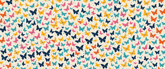 colorful butterfly pattern, abstract insect design, vibrant texture concept, nature background