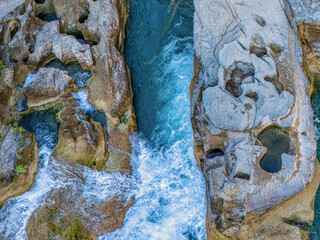 Naklejka premium East Sumba, East Nusa Tenggara , Indonesia – 07. 25. 2024 – The Beauty of Tanggedu Waterfall