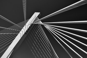 The Millennium Bridge in Podgorica, Montenegro