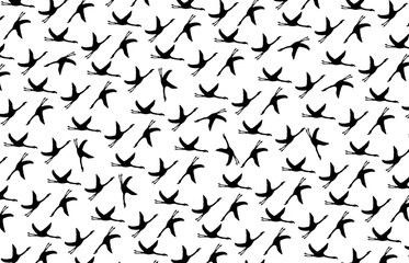 Flamingo seamless pattern. Perfect for wallpapers, textiles, posters, prints, and more, this vibrant pattern 