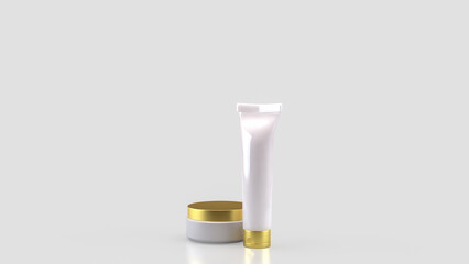 The Cosmetic product for Beauty concept 3d Rendering..