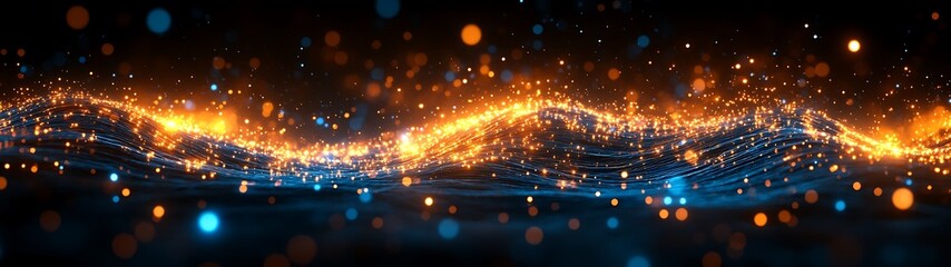 Abstract Wave of Light