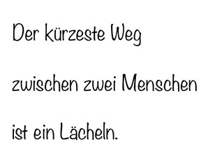 Fototapeta premium Ein Lächeln vermittelt Wärme und Sympathie und ist ein Zeichen der Wertschätzung. Worte mit Bedeutung in besonderer Schrift, vektor, vektor grafik, eps. Version 3
