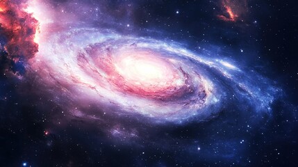 Spiral galaxy in deep space (17)