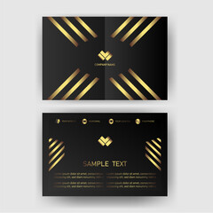 Modern Black and Gold Business Card Design (1)