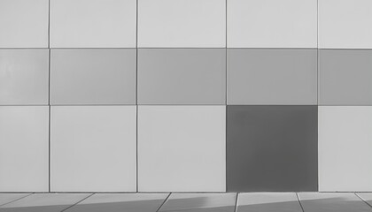 Abstract Geometric Image with Vertical Stripes and Dark Rectangle