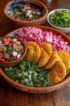 Colorful Latin American Dish