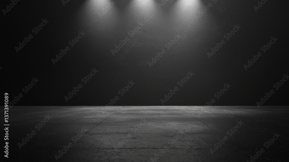 Poster empty studio room. dark background. abstract dark empty studio room texture. product showcase spotli