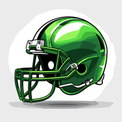 Fototapeta premium american football helmet vector art for graphic design