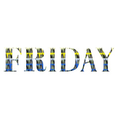 Days of the week - Friday