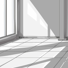 Floor isolated on white background 
