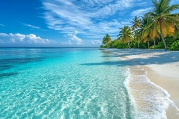 Fototapeta premium Maldives Islands Ocean Tropical Beach