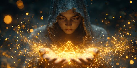 Mystic Conjuring Golden Light