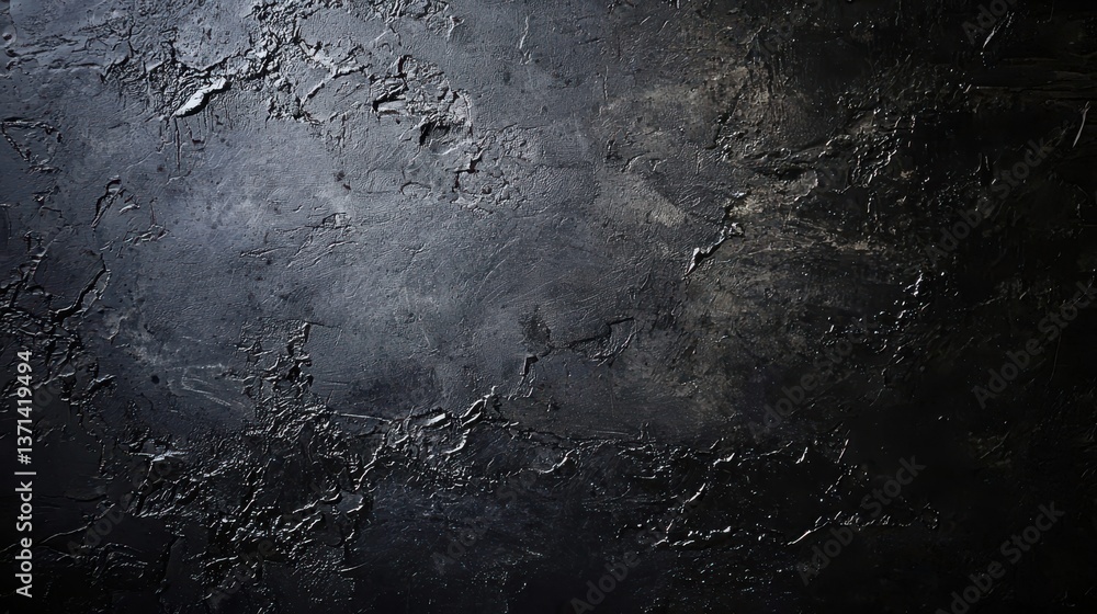 Poster old black wall background. texture with border black vignette background. studio backdrop - well use