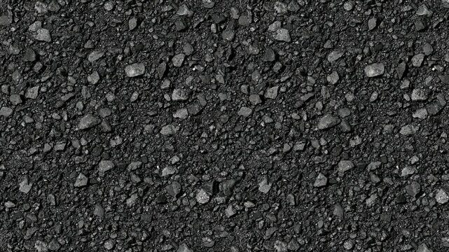 Coarse gravel texture in seamless animation with stone particles.