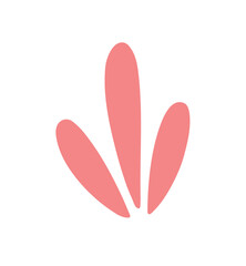 vector illustration of a flourish splash