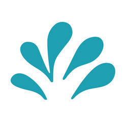 abstract vector water splash