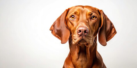 Vizsla Dog Portrait Double Exposure Photography - Stunning Canine Image