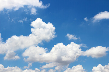 blue sky with clouds