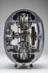 Cutaway View of a Precision-Engineered ZF Differential Lock Mechanism