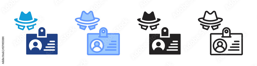 Aufkleber Security Provider icon set multiple style collection