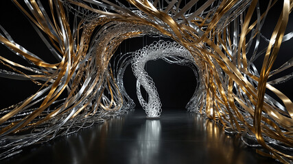 abstract golden background