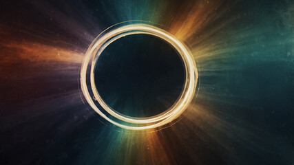 golden frame on the wall