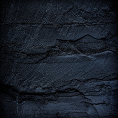 Dark grey black slate background or texture.