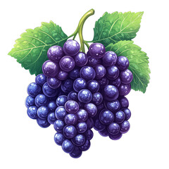 Ripe Purple Grapes: A Delightful Harvest Image