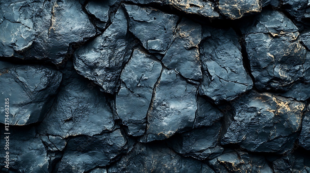 Poster dramatic dark rock texture background showing rough and irregular surfaces with mineral deposits and