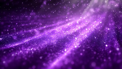 Purple Glitter Abstract Background