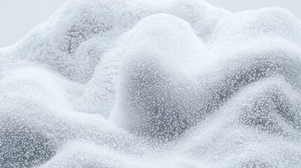 Abstract snowy mountain landscape