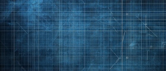 Blueprint texture on graph paper background for design projects.