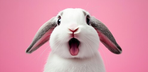 Stunning Close-Up of Rabbit's Curious Look