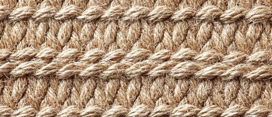 Fototapeta premium Sisal weave texture background ideal for design projects.