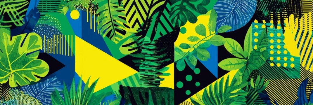 Bold colors and stylized visuals create a lively atmosphere.