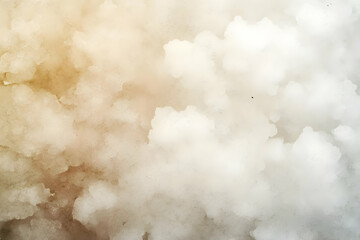 Abstract Cloud Texture Background in White and Beige Tones