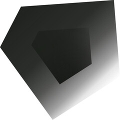 Sleek Black Gradient Icon &ndash; Elegant Digital Element for UI, Branding & More