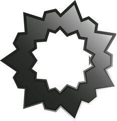 Gradient Black Modern Luxurious Icon – Versatile Modern Symbol with a Sleek Finish