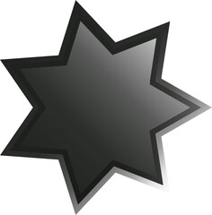 Gradient Black Modern Luxurious Icon – Versatile Modern Symbol with a Sleek Finish