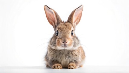 Night Photography, Smiling Bunny Rabbit, Cute, Adorable, Dark, Moonlight, Forest, Meadow,  Wildlife, Animal Photography, Night Scene, Magical,