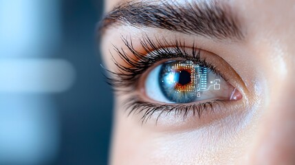 Futuristic AI Powered Eye Chart Analyzes Long Term Vision Trends with Predictive Ocular Diagnostics
