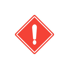 Exclamation mark of warning attention icon. Triangular warning symbols with Exclamation mark. Caution alarm set, danger sign collection, attention vector icon. Vector illustration