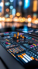 Modern Data Visualization with Charts and Bright Highlights