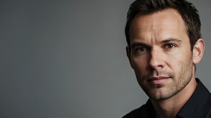 Obraz premium Serious Man Portrait,Headshot,Corporate,Businessman
