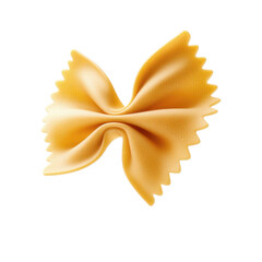 Fototapeta premium Farfalle Pasta: The perfect bow-tie pasta ready to be transformed into a delicious meal, beautifully captured and presented in this inviting visual.