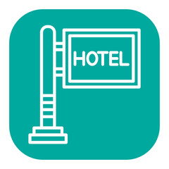 Hotel Sign Icon